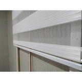 Binbir Perde Beyaz Pileli Düz Zebra 120x300 cm Stor Perde