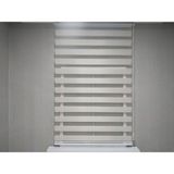 Binbir Perde Kırçıllı Düz Zebra Krem 100x260 cm Stor Perde