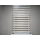 Binbir Perde Kırçıllı Düz Zebra Krem 60x300 cm Stor Perde