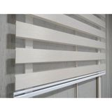 Binbir Perde Kırçıllı Düz Zebra Krem 90x260 cm Stor Perde