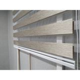 Binbir Perde Vizon Kahve Kırçıllı Düz Zebra 150x300 cm Stor Perde