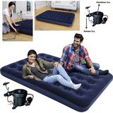 Binbir Reyon Çift Kişilik Şişme Yatak Kamp Yatağı Elektrikli Pompalı 138X185X13CM FD077