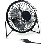 Binbir Reyon Mini Metal Masa Üstü Vantilatör 360 Derece Ayarlanabilir USB Girişli 140MM NC027