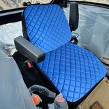 Binbir Trend New Holland Traktör Koltuk Kılıfı Td Grubu-Td 65,75,80,90,100,110-MAVI Deri - Tüm Traktörler - Mavi-106