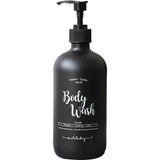 binbirdemet Siyah Cam Duş Jeli Şişesi - 500 ml