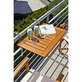 Binbirreyon Ahşap Balkon Masası Askılı Katlanır 60X40CM Modern Stil Dayanıklı Tasarım AA015