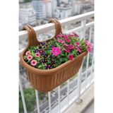 Binbirreyon Askılı Saksı Çift Askılı Balkon Saksısı 36cm AH157