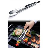 Binbirreyon Barbekü Mangal Maşası Kilitlenebilir 46cm Paslanmaz Çelik Uzun Maşa AF079