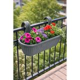 Binbirreyon Büyük Balkon Saksısı Askılı Saksı Balkon Demirine Asılan Saksı 53cm AH158