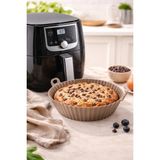 Binbirreyon Kek Kalıbı Airfryer Uyumlu Silikon Kek Kalıbı Pişirme Kabı 23,5cm RA804