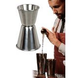 Binbirreyon Krom Jigger Kokteyl Ölçü Kabı Çift Taraflı 2-4cl Ra978