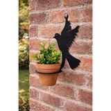 Binbirreyon Metal Kuş Şekilli Duvar Saksı Askısı 30CM Plastik Malzeme ile Modern Tasarım AH160
