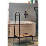Binbirreyon Mutfak Banyo Taburesi Tırabzanlı Yükseltici Basamak Metal LD021