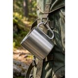Binbirreyon Paslanmaz Çelik Karabinalı Bardak Mug Kamp Bardağı 300ml HD017