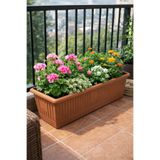 Binbirreyon Saksı Balkon Saksısı 71cm Teracotta 13Lt Plastik AH075