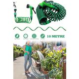 Binbirreyon Spiral Hortum Seti Bahçe Balkon Sulama Hortum 10 Metre Bağlantı ve Sprey Dahil AE108