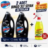 Bingo 6 Lt Sıvı Deterjan Siyah = 1lt Asperox Sari Guc Hediye
