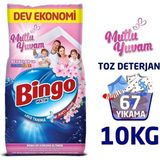 Bingo 61- 100 Matik Konsantre Toz Deterjan Mutlu Yuvam 10 kg Renkliler Toz Anti 9 - 12 kg 8000 - 1 - 1 kg