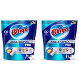 Bingo Akıllı Kapsül Pro 100 Kapsül Bulaşık Makinesi Deterjanı Tableti Limon Kokulu Güçlü Formül