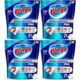 Bingo Akıllı Kapsül Pro Bulaşık Makinesi Deterjanı Tableti 200 Adet Limon Kokulu (4pk*50)