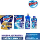 Bingo Akıllı Kapsül Pro Bulaşık Makinesi Deterjanı Tableti 60'lı+Makine Temizleyici 250 Ml+Tuz 1,5 Kg+Parlatıcı 400 ml