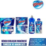 Bingo Akıllı Kapsül Pro Bulaşık Makinesi Deterjanı Tableti 80'li+Makine Temizleyici 250 Ml+Tuz 1,5 Kg+Parlatıcı 400 ml