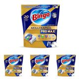 Bingo Akıllı Kapsül Pro Max Bulaşık Makinesi Deterjanı Tableti 20'li (4 paketi)