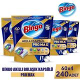 Bingo Akıllı Kapsül Pro Max Bulaşık Makinesi Deterjanı Tableti 240 lı
