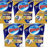 Bingo Akıllı Kapsül Pro Max Bulaşık Makinesi Deterjanı Tableti 300 Adet Limon Kokulu (5Pk*60)