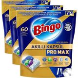 Bingo Akıllı Kapsül Pro Max Bulaşık Makinesi Deterjanı Tableti 60'lı 3lü paket