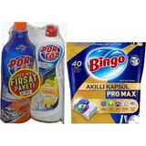Bingo Bulaşık Deterjanı + Porçöz Yağçöz&Bulaşık Deterjanı