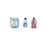 Bingo Çamaşır Suyu 4 Lt + Sıvı Deterjan Amber 2600 Ml + Tüm Renkler Sıvı 3 L 3'Lü Set