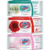 Bingo Clean Yüzey Temizlik Havlusu (Karma 3 Lü Set) (Ferah Evim - Lovely - Mutlu Yuvam) 288 Yaprak - Beyaz