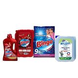 Bingo "Dev Ekonomi Paketi ; Matik 9 kg Sık Yıkananlar + Soft 5 ltLovely + Fresh 2,5 lt Lovely + Oksijen Çam"