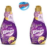Bingo Konsantre Çamaşır Yumuşatıcısı Lavanta 1440 ml x 2 Adet - 1,44 lt