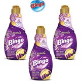 Bingo Konsantre Çamaşır Yumuşatıcısı Lavanta 1440 ml x 3 Adet - 1,44 lt