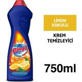 Bingo Krem Temizleyici Limon Kokulu 750 ml Yağ Çözücü Özellikli Kolay Durulama