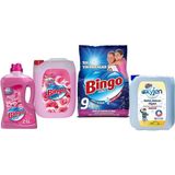 Bingo Matik 9kg Sık Yıkananlar+Bingo Soft 5lt Gülpembe+Bingo Fresh 2,5lt Pembe Düşler+Bingo Oksijen)