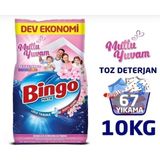 Bingo Matik Konsantre Toz Deterjan 10 kg Bahar Çiçekleri Kokusuyla 100 Yıkama İçin Güçlü Temizlik