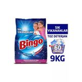 Bingo Matik Sık Yıkananlar Beyazlar ve Renkliler İçin 9 kg Toz Deterjan