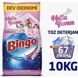 Bingo Matik Toz Çamaşır Deterjanı 10 kg Kır Çiçeği Kokusuyla 67 Yıkama Kapasitesi Sunar