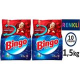 Bingo Matik Toz Çamaşır Deterjanı Renkliler 10 Yıkama 2 x 1500 G - 3 kg