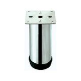 Bingo Mobilya Ayağı Ayarlanabilir Q42 Metal Krom 10 Cm (8 Adet)