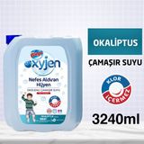 Bingo Oksijen Çamaşır Suyu 3,24 L Okaliptus Kokusuyla Nefes Aldıran Hijyen Sağlar - 3,2 lt