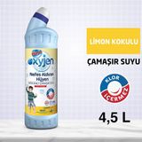 Bingo Oksijen Çamaşır Suyu 750 ml Limon Kokulu Ekonomi Paketi 6'lı Hassas Hijyen Sağlar - 4,5 kg