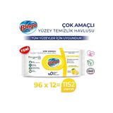 Bingo Pratik Yüzey Temizlik Havlusu Limon Kokulu 96x12 (1152 Yaprak)