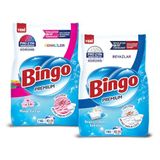 Bingo Premium Toz Çamaşır Deterjanı 7 Kg Renkli + Bingo Premium Toz Çamaşır Deterjanı 7 Kg Beyaz