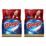 Bingo Renkli Matik Toz Çamaşır Deterjanı, 4 Kg, 26 Yıkama, 2'li Paket