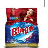 Bingo Renkli Toz Çamaşır Deterjanı 1,5 Kg 10 Yıkama Parfümlü Etkili Temizlik