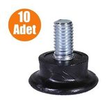 Bingo Rotil Ayak M8 Civatalı 25 mm Profil Ayağı 2.5 cm (10 ADET)